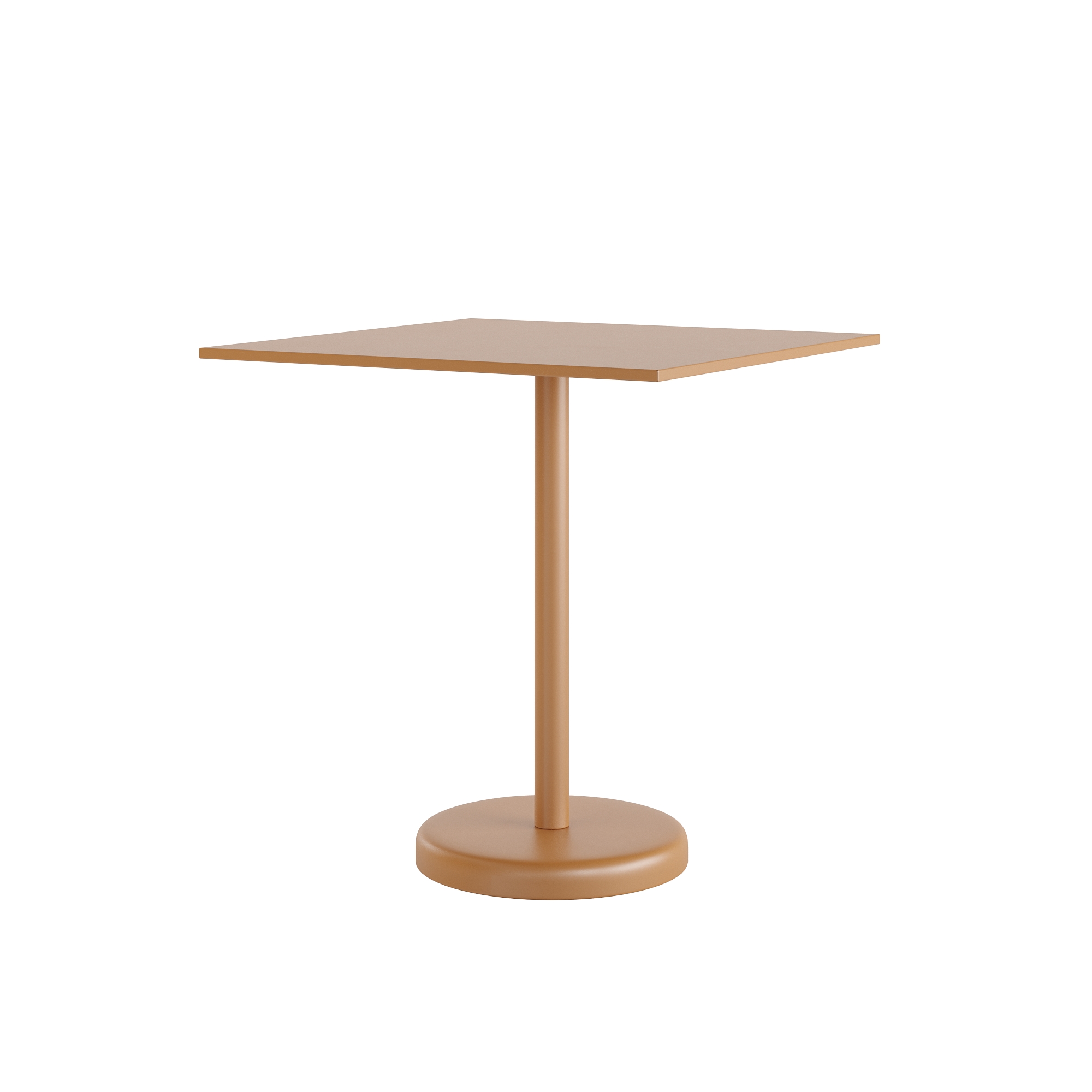 Linear steel Café table